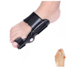 Orthopedic Toe Bunion Corrector Straightener Splint Support Flexible Strap, Big Toe Separator Pain Relief for Overlapping Toes Hallux Valgus Correction Hammer Toe Straightener Day Night Support, 1 PCS