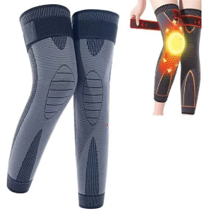pair of pressure long bandage kneepad mugwort fever sports warm sport running cycling basketball breathable non slip